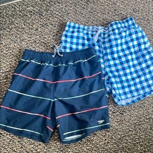 Speedo Blue Swim Shorts Sporty Design